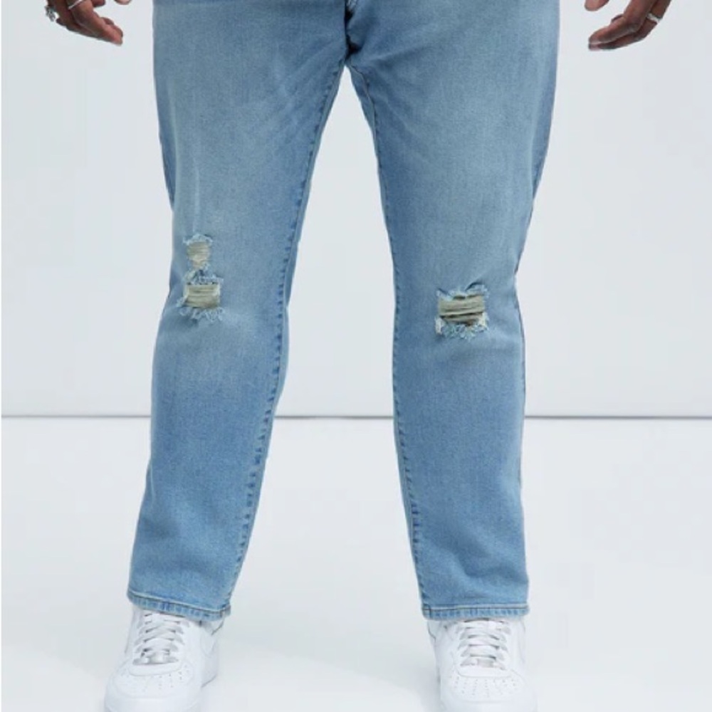 NovaMen Cornell slim jeans color light washed size 42.